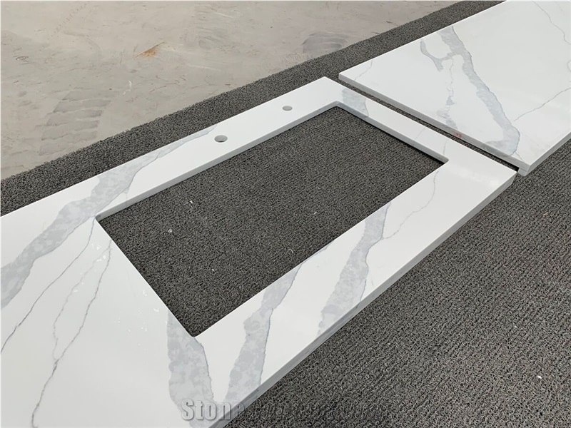 High Hardness Waterproof Quartz Work Countertops