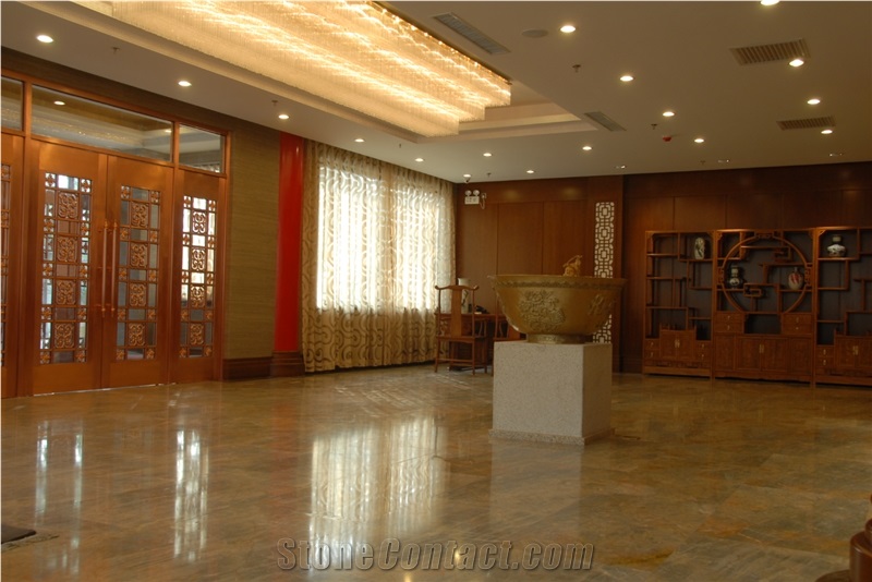 Chinese RANKIN GREY Grey Marble Tile For Lobby