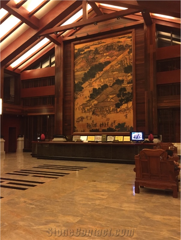 Chinese Rankin Grey Marble For Lobby Flooring