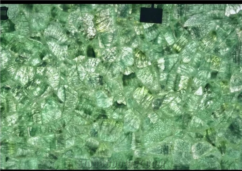 Green Crystal Slab,Green Wall Stone,Green Gemstone