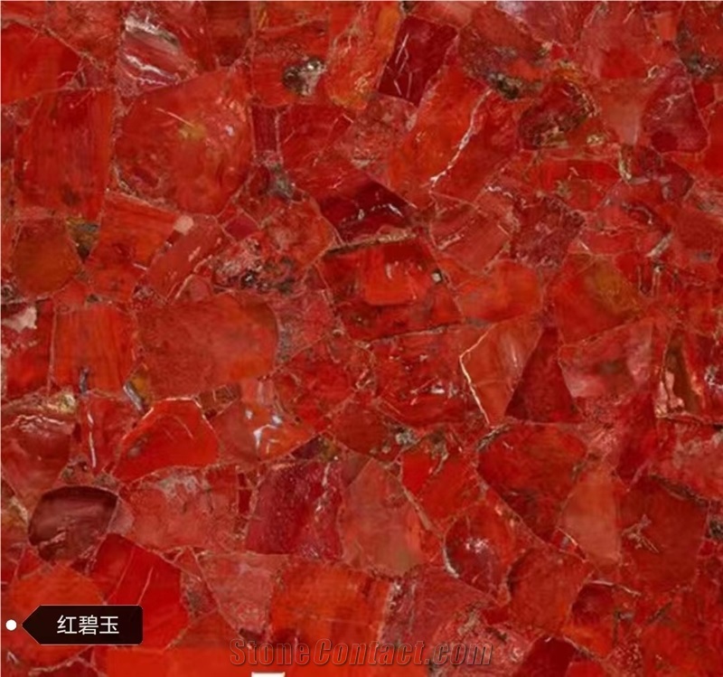 Red Jasper Gemstone Semiprecious Stone Slabs