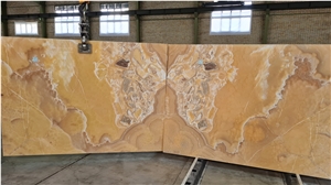 Orange Onyx Slabs 2Cm Polished