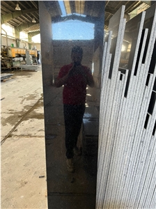 Natanz Black Granite Slabs, Tiles