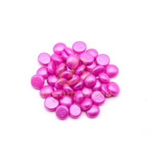 17-19Mm Pink Blue Spray Colored Glass Beads Flat Glass Beads