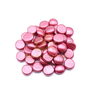 17-19Mm Red Spray Colored Glass Beads Flat Glass Beads