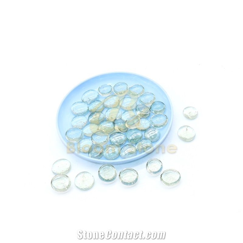 Decorative Glass Stones Flat Glass Marbles for Aquarium - China Vase Filler  Glass Beads, Flat Gems Aquarium