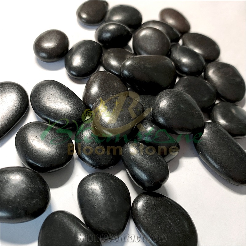 AAA Grade Black High Polished Pebbles