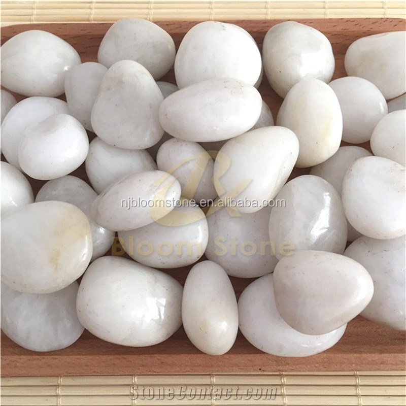 AAA Grade White High Polished Pebbles