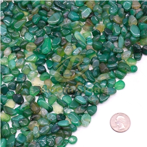 Green Agate For Aquarium And Home Decoration