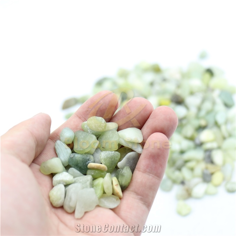 Hearth Natural Decorative Polished Jade Pebbles