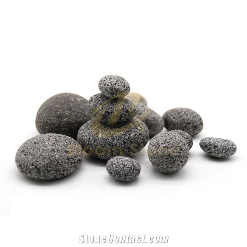 Lava Rock 2-5Cm/Tumbled Black Lava Rock From China