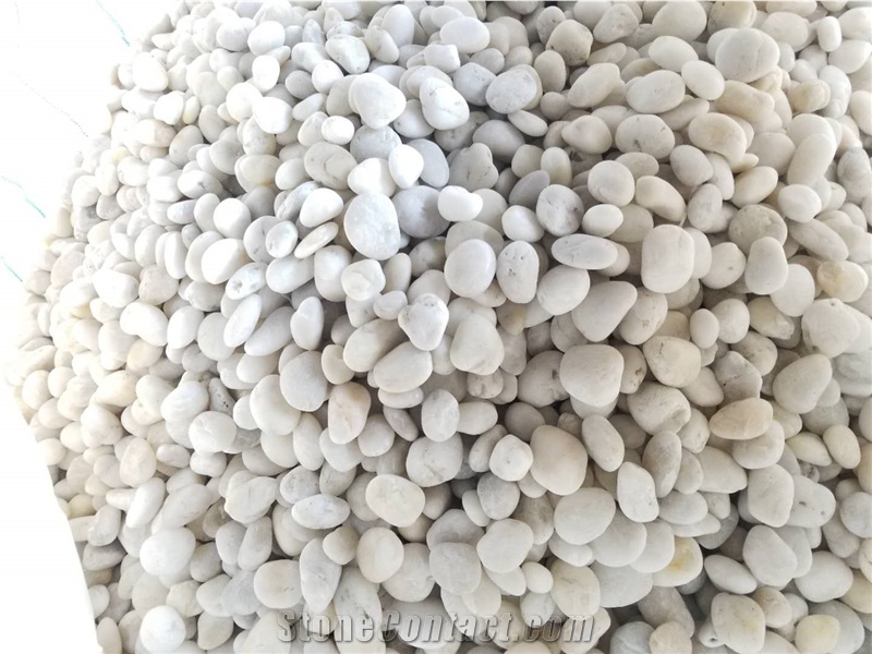 Natural Washed Yellow Pebble Stone For Garden Decoration