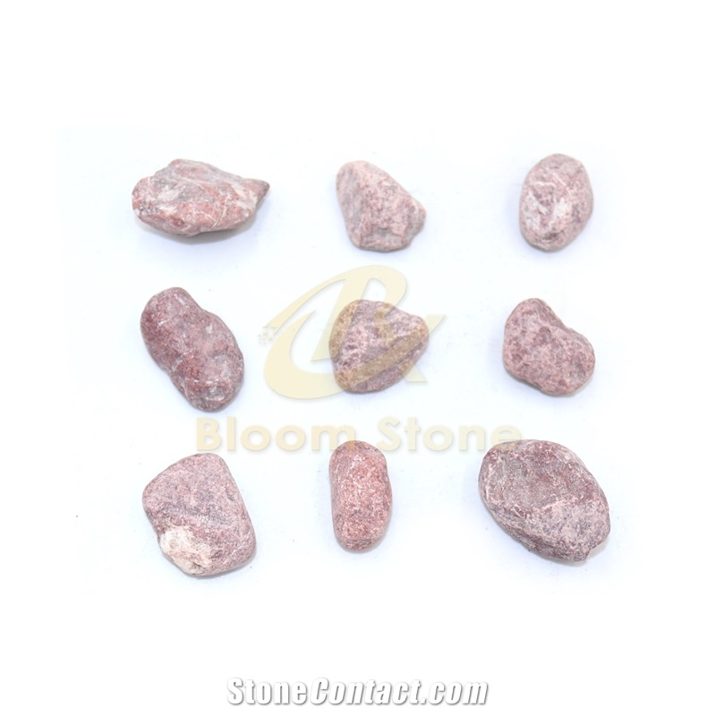 Polished Red Gravel Pebbles