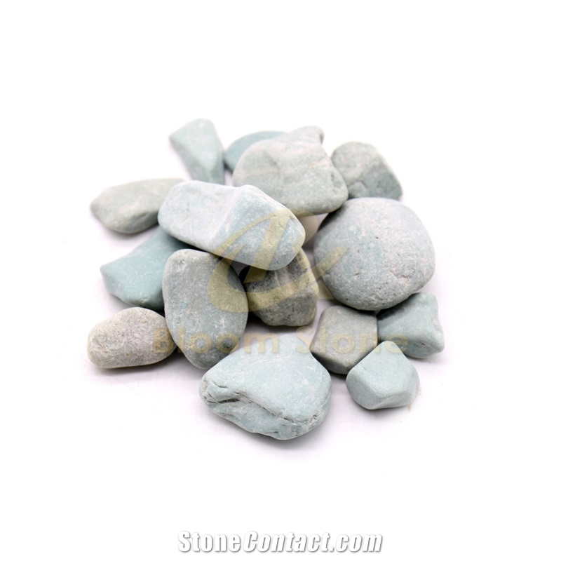 Polished Turquoise Gravel Pebbles From China