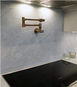 Lais Gray Marble Kitchen Countertop, Backsplash 2Cm