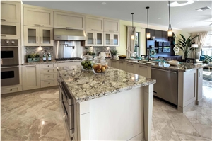 Beautiful Modern Kitchen With A Granite Counter Top