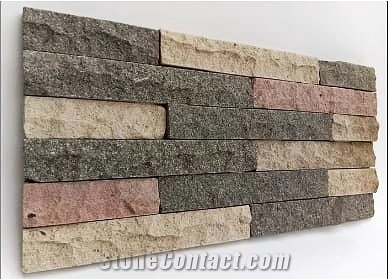 Strip-Multiple Stones Type Wall Cladding Panels