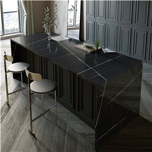 China Black Marquina Kitchen Countertop-Island Top