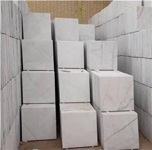 Azna White Marble Tiles, Crystal Marble Stone