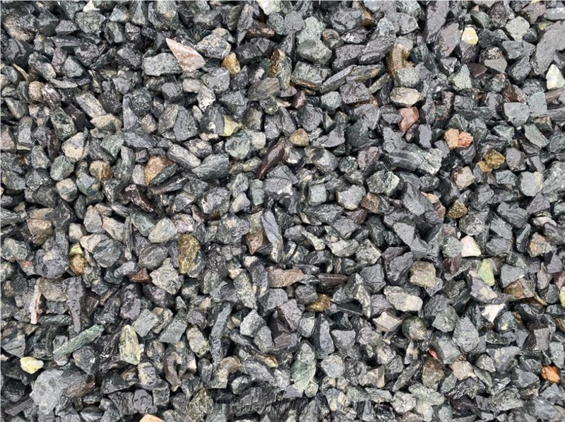 Liscannor Black Stone Decorative Crushed Stone Bulk Bag