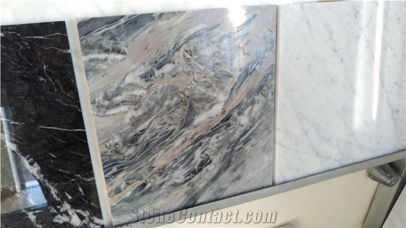 Calacatta Manhattan Grey Marble Slabs