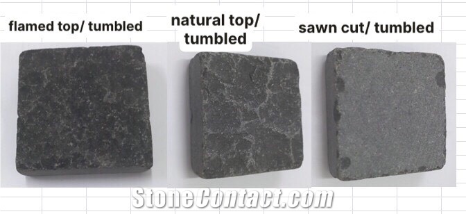 Black/ Gray Basalt Cubes, Cobblestone