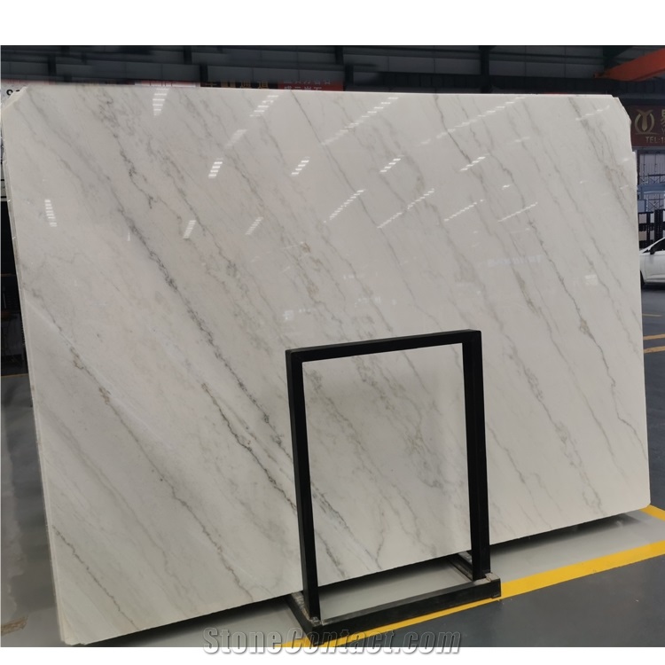Guangxi White Marble Slab Tiles And Cut To Size From Factory
