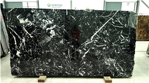 Savanah Black Marble Slabs