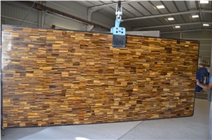 Tiger Eye Semiprecious Stone Slabs