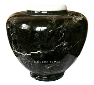 Jet Black Marble ASH URNS, BURIAL URNS, BALLET BOX, ASH JAR, FUNERAL URNS