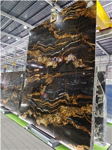 Cosmic Gold Tauros Magma Gold Granite Titanium Gold Slabs