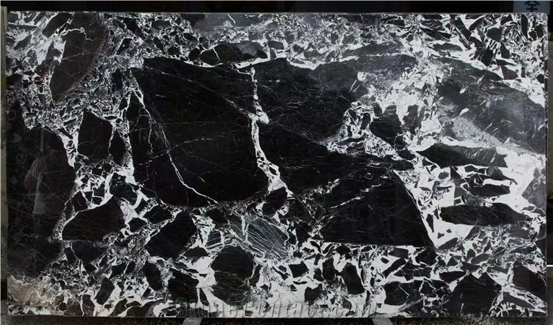 Napoleon Black Marble Slabs Bvlgari Black Marble Tiles