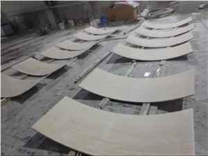 Beige Moca Cream Limestone For Exterior Wall Cladding Panels