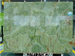 Polished Green Onyx Slabs