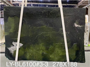Pure Green Background Natural Avocatus Quartzite Slabs