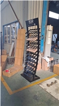 Custom Ceramic Stone Sample Metal Display Racks SRL041
