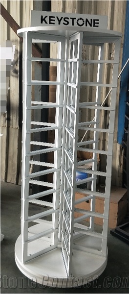 Rotating Display Strand Racks With  Six Panels