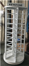 Rotating Display Strand Racks With Six Panels