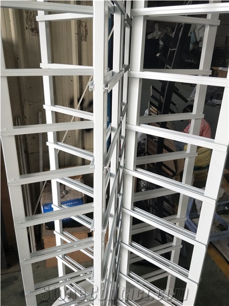 Rotating Display Strand Racks With  Six Panels