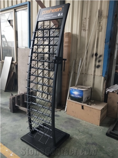 Stone Tower Display Stand Marketing Tool