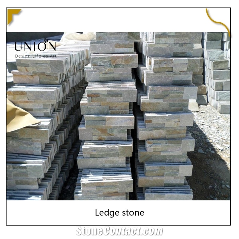UNION DECO Natural Ledge Stone Stacked Wall Stone Cladding