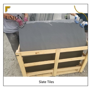 UNION DECO Natural Slate Tile Rectangular Tile Garden Paving