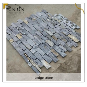 UNION DECO Natural Stone Cloudy Grey Stacked Stone Cladding