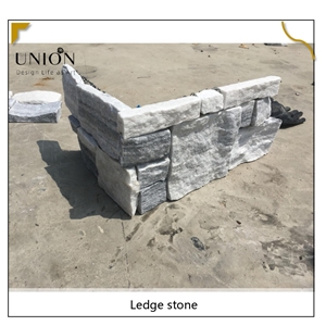 UNION DECO Outdoor Wall Corner Stone Fireplace Stacked Stone
