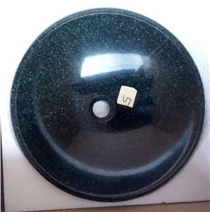 Absolute Black Stone Oval Wash Basin