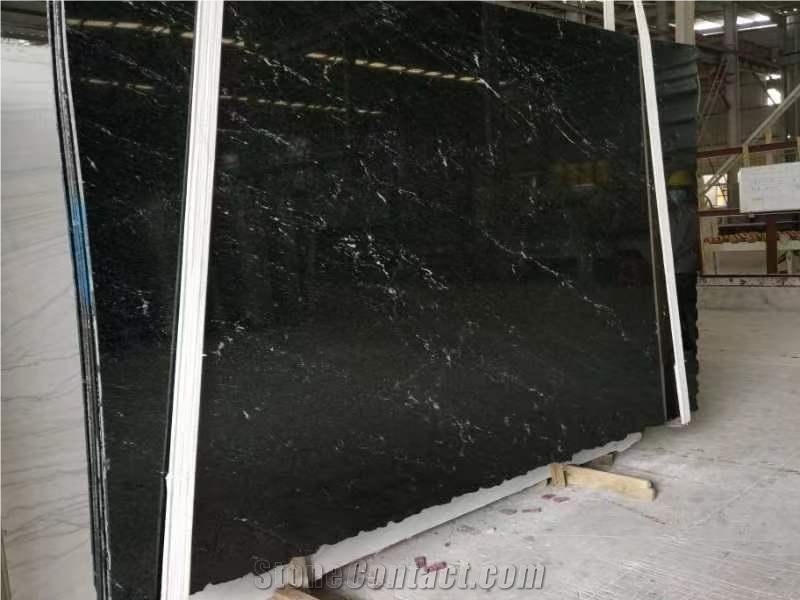 Brazil Nevada Black Granite Slabs Factory Price