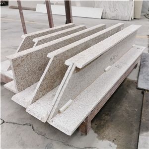 Golden Beige Granite Pool Tread Terrace Edging Stone