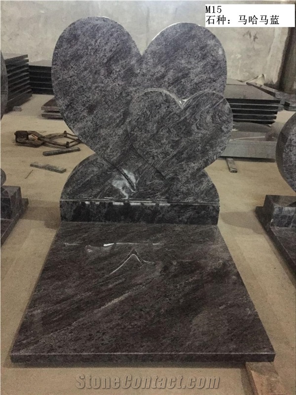 Granite Heart Tombstone, Heart Headstone