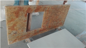 Kashmir Gold Restaurant Kitchen Tops Island Countertop