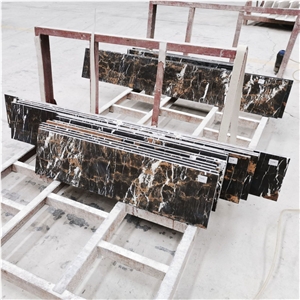 Nero Portoro Marble Stair Cheap Threshold